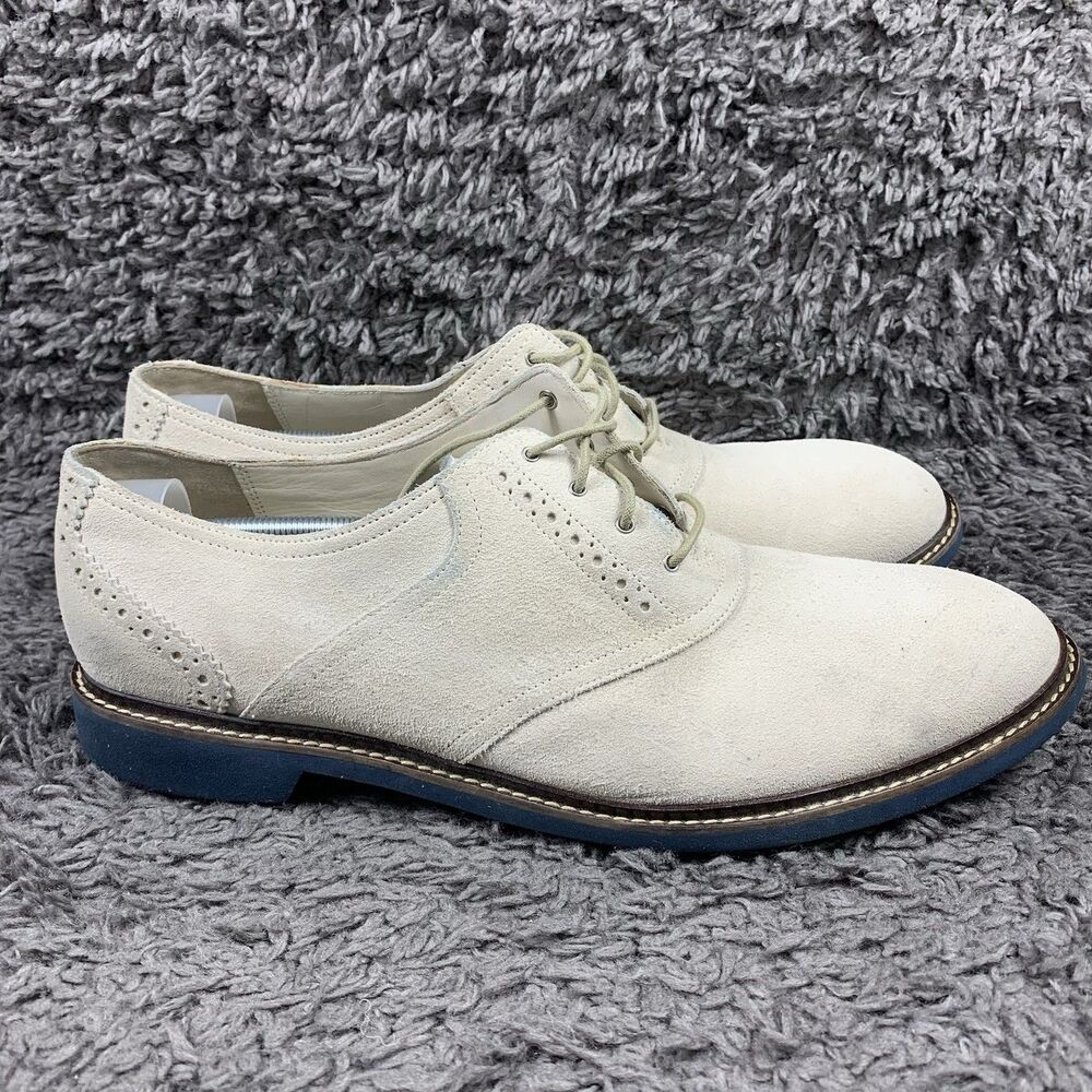 COLE HAAN Suede Casual Oxfords Shoes Mens Sz 13 M - Picture 3 of 8